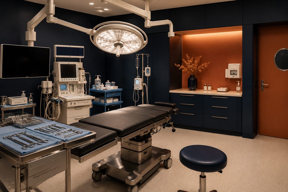 Bloc opératoire de chirurgie ambulatoire du sein, Clinique Hartmann Neuilly