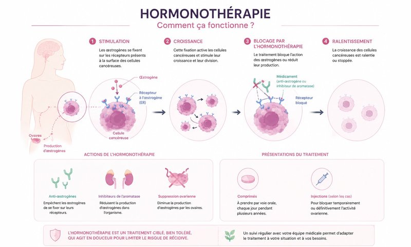Hormonothérapie du cancer du sein — tamoxifène et anti-aromatases