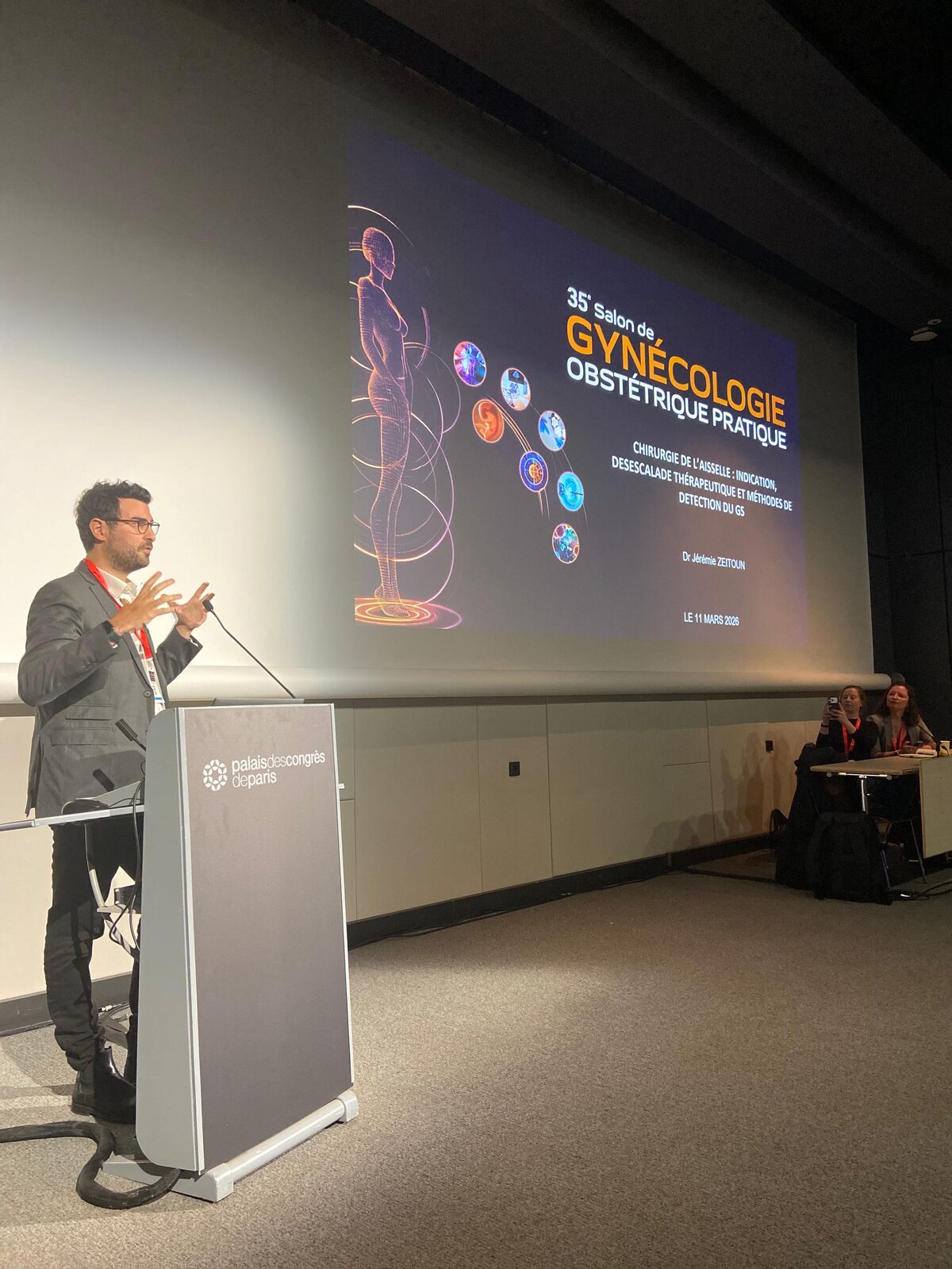 Dr Zeitoun at scientific conference