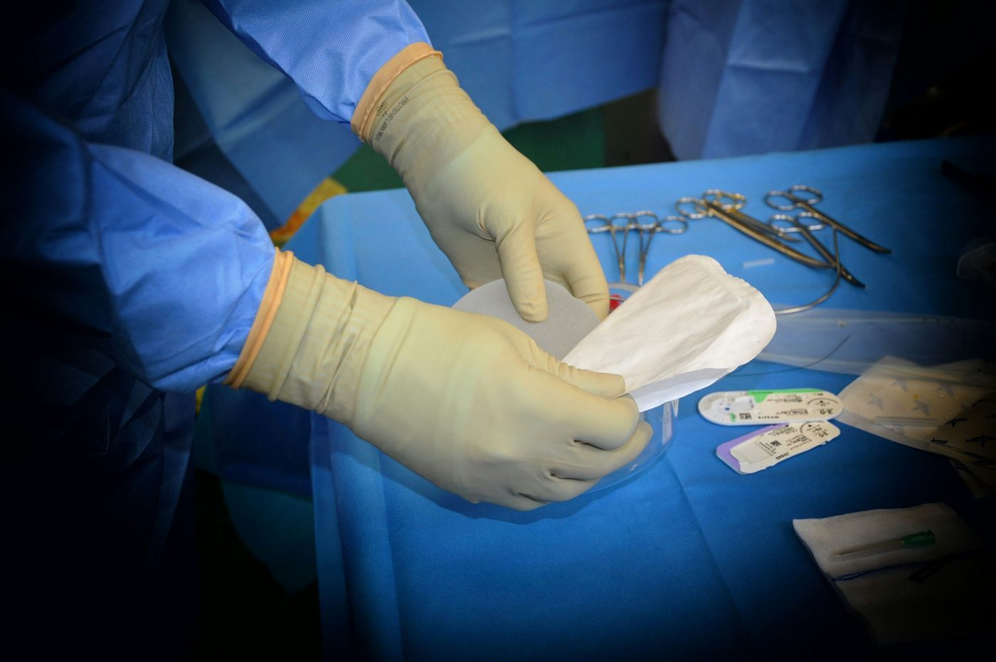 Breast implant with acellular matrix