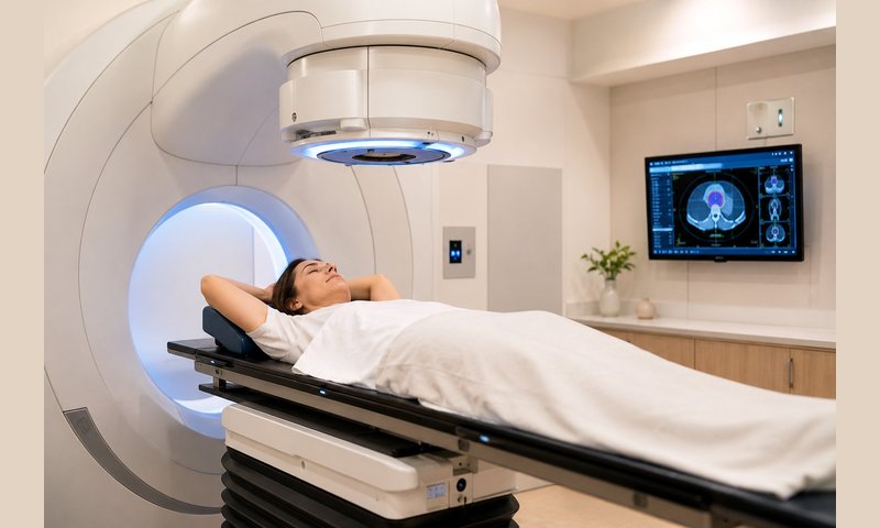 Radiothérapie du cancer du sein — accélérateur linéaire