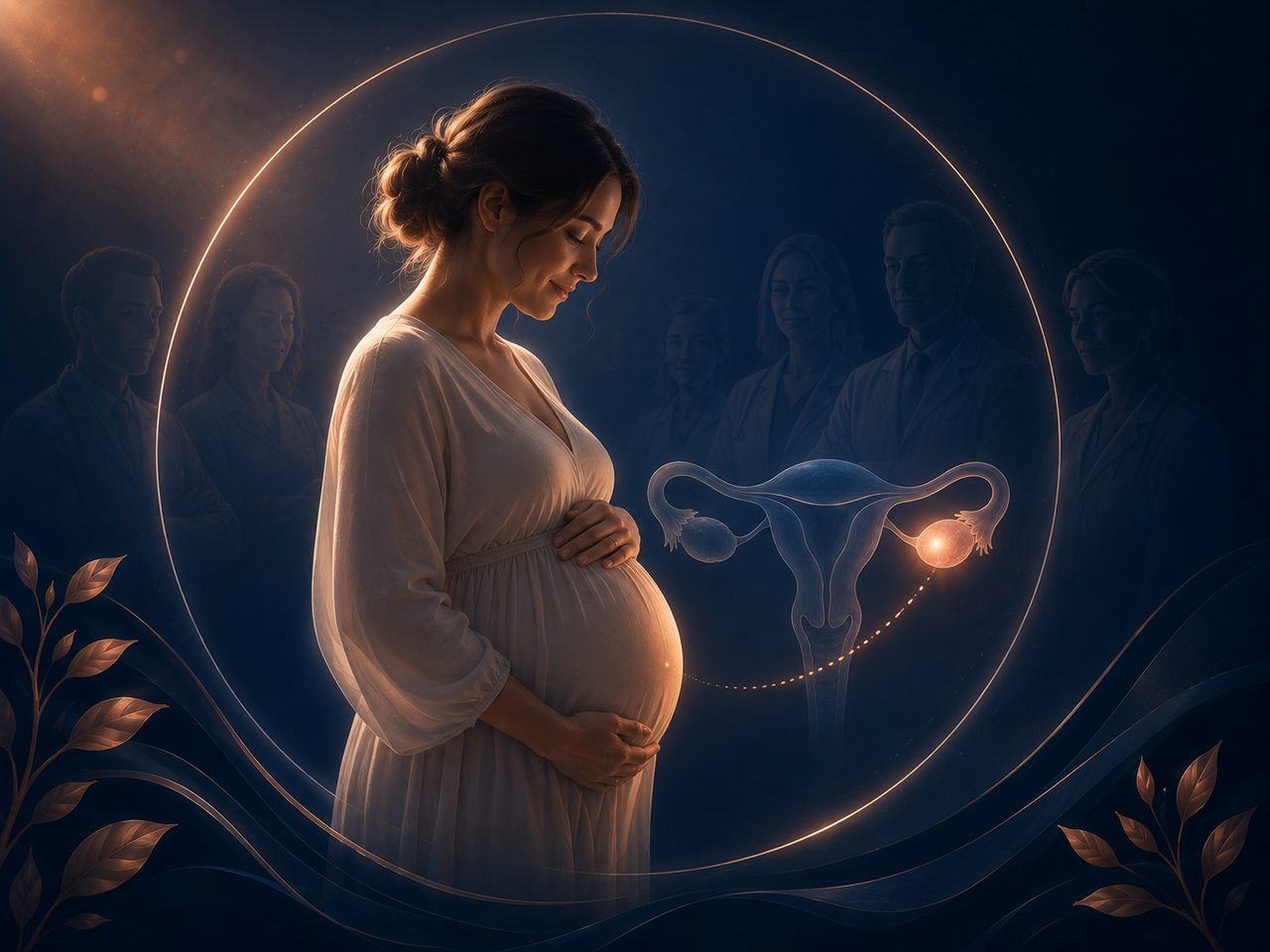 Pregnancy after fertility-sparing surgery for a borderline ovarian tumor, with medical team follow-up — preserved ovary — Dr Jeremie Zeitoun Paris