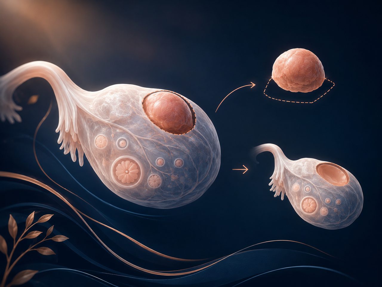 Chirurgie conservatrice d'une tumeur borderline de l'ovaire préservant la fertilité — Dr Jérémie Zeitoun Paris